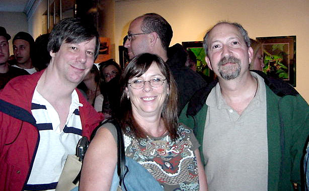 Mitch, Gail and her friend...(darned if I can remember his name!) after DTB show at IMAC on 6/11/04